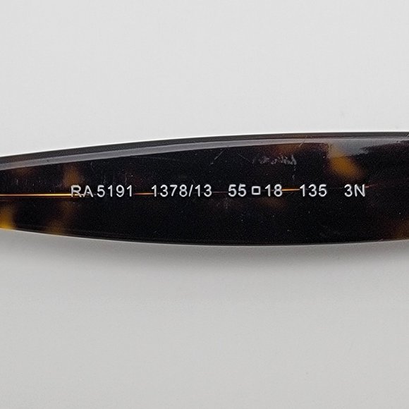Ralph Lauren RA5191 1378/13 Shiny Dark Havana Gold Sunglasses FRAME ONLY 55mm main image 11